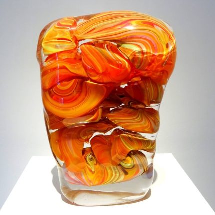 Dalla mostra: Silicon Dioxide, Museo del vetro di Murano (VE), sculture di Tony Cragg